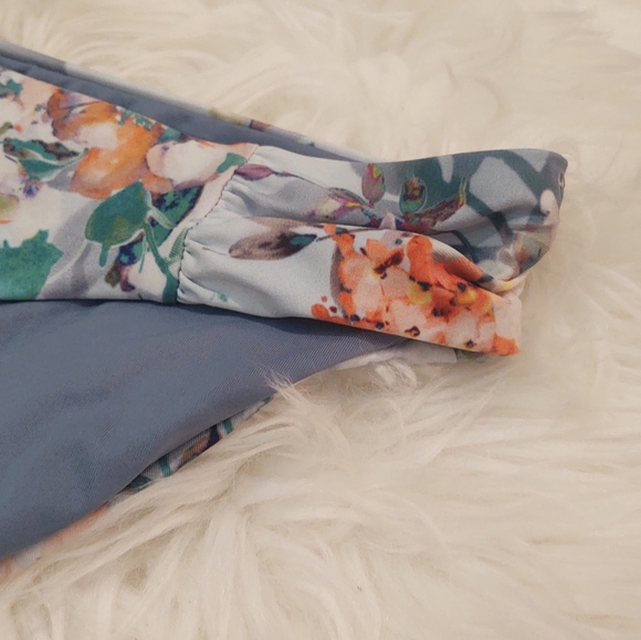 Becca Femme Flora Hipster Shirred Bikini Bottom - Picture 5 of 7